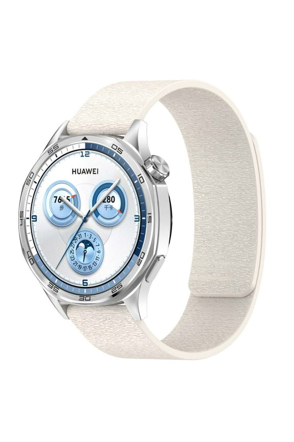 Magnetic Watch Band for Samsung Galaxy Watch 7 40mm Bands for Women Men, Sports Silicone Magnetic Strap Replacement Texture Loop for Samsung Galaxy Watch 7 40mm, Starlight