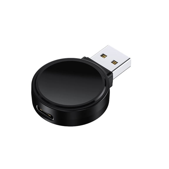 Magnetic Watch Wireless Charger for Watch 8 7 6 5 4 3 SE Ultra Dock Adapter Portable PD USB Fast Charging Station Black