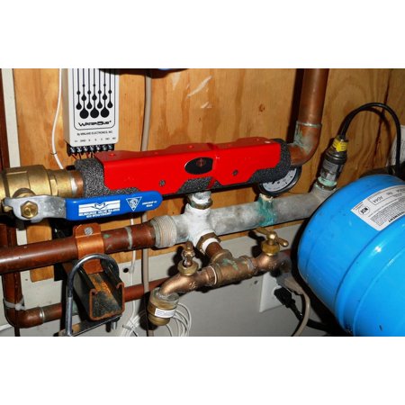 Magnetic Water Softener and Descaler-Salt Free Home Water Treatment-Medium Model