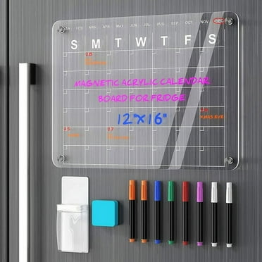 WorxSail Dry Erase Calendar 17 x13 Monthly White Board Calendar Dry