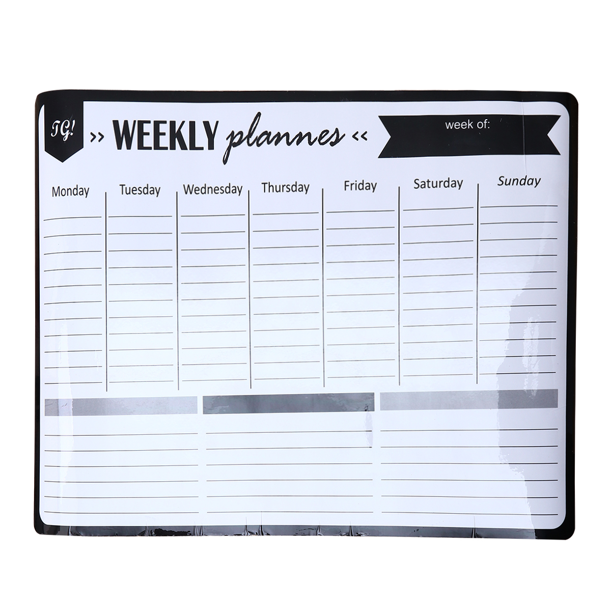 Weekly Dry Erase Board Fridge Calendar Whiteboard Refrigerator