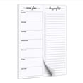 thumbnail image 1 of Magnetic Weekly Meal Planner Notebook for Fridge, Tear-Off Grocery List Magnet Pad with Budget Planner & To Do List, 52-Week Food Journal for Kitchen Organization, 1 of 6