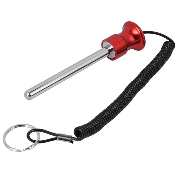 Magnetic Weight Stack Pin with Pull Rope Strength Training Equipment Accessories(Red )