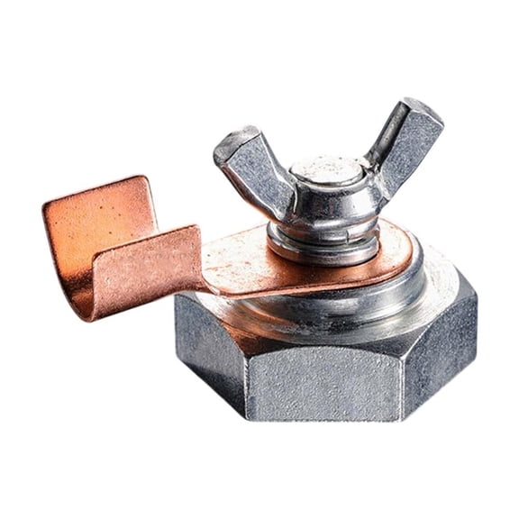 Magnetic Welding Ground Clamp, Heavy Duty Iron Grounding Tool for Secure Earth Connection on Flat or Curved Metal for Surfaces, Fast Setup for Welding Jobs(small)