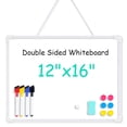 thumbnail image 1 of Magnetic White Board Dry Erase 16" x 12" Hanging Sign, Portable Writing Dry Erase Whiteboard, Drawing & Planning Whiteboard Easy to Clean Wall Whiteboard for Office, Home, Kitchen, 1 of 8