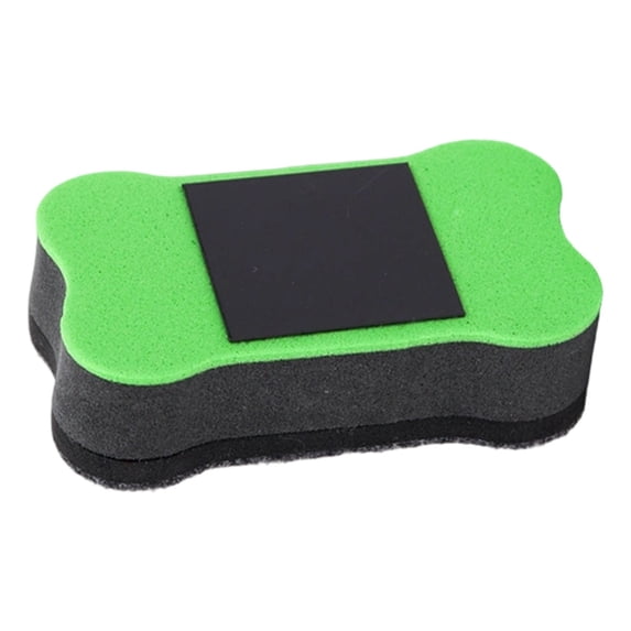 Magnetic Whiteboard Brushe,Colorful Whiteboard Brushe,Reusable Whiteboard Cleaning Pad, Small White Board Eraser,Dry Erase Board Eraser,Chalkboard Wiper for Office and Home,2.75x1.57x0.78 inch(Green)