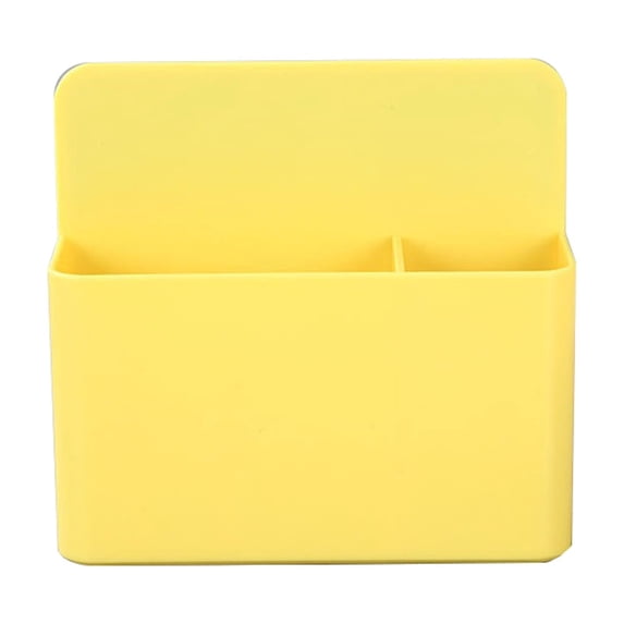 Magnetic Whiteboard Compatible Multifunctional Pen Pencil Desk Organizer , Yellow Desktop Stationary Storage Case Ideal For Office School Home Dorm Work From Workspaces*