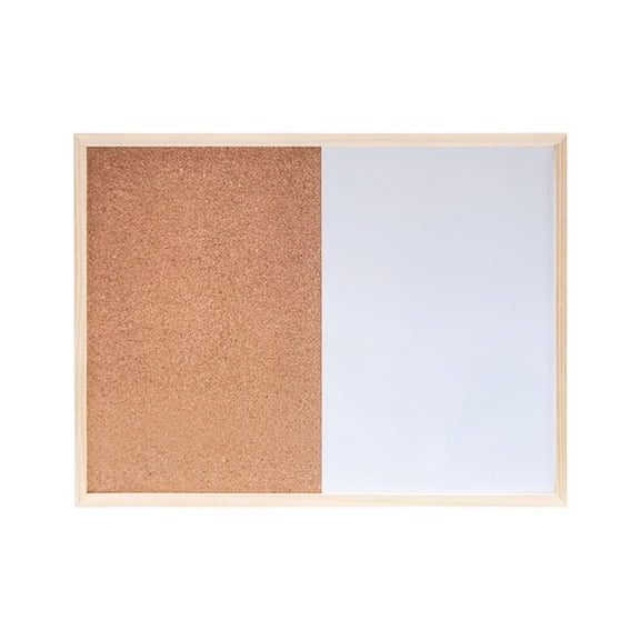 Magnetic Whiteboard Cork Board Combination - Double-Sided Display for Office Memo Organization
