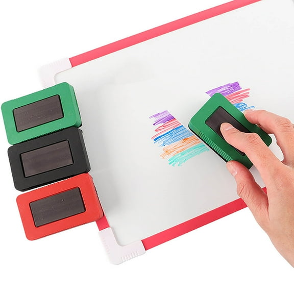 Magnetic Whiteboard Eraser With Soft Surface For Easy Cleaning A Practical Tool For Classrooms Offices And Home Use With Secure Magnetic Attachment