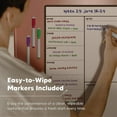 thumbnail image 1 of Magnetic Whiteboard Fridge Calendar Meal Planner and Shopping List White Board - Memo Board and Family Planner, 1 of 4