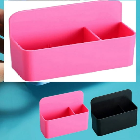 Magnetic Whiteboard Marker Holder with Eraser Slot, Pen Organizer for Office, Fridge, or Locker