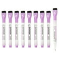 thumbnail image 1 of Magnetic Whiteboard Pen, 0.5-1mm Fine Tip Dry Erase Purple Markers, 10 Pcs, 1 of 6