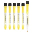 thumbnail image 1 of Uxcell Magnetic Whiteboard Pen, 1-2mm Fine Tip Dry Erase Yellow Markers, 6Pcs, 1 of 6
