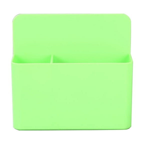 Magnetic Whiteboard Pen Holder Organizer Durable Plastic 7 Inch Wall Mounted Storage Bin Marker Caddy for Fridge Locker Classroom Office Green 1 Pack