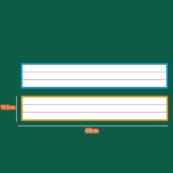 Magnetic Whiteboard Sticker Four-Line Three-Grid Colored Frame ...