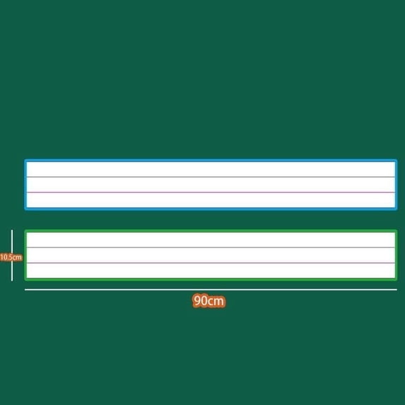 Magnetic Whiteboard Sticker Four-Line Three-Grid Colored Frame ...