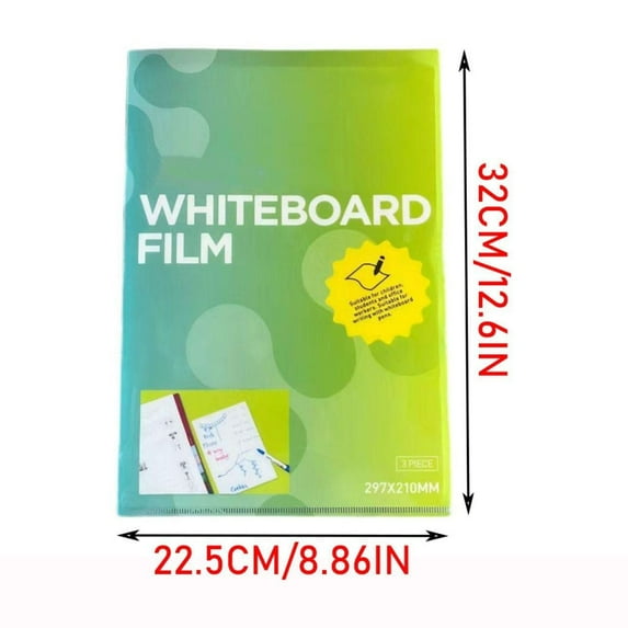 LanSuare Magnetic Whiteboard Sticker, Self-Adhesive Blackboard Wall, Teen Graffiti Board, Office Meeting Board, Dual-Use Wall Sticker, Home Decoration