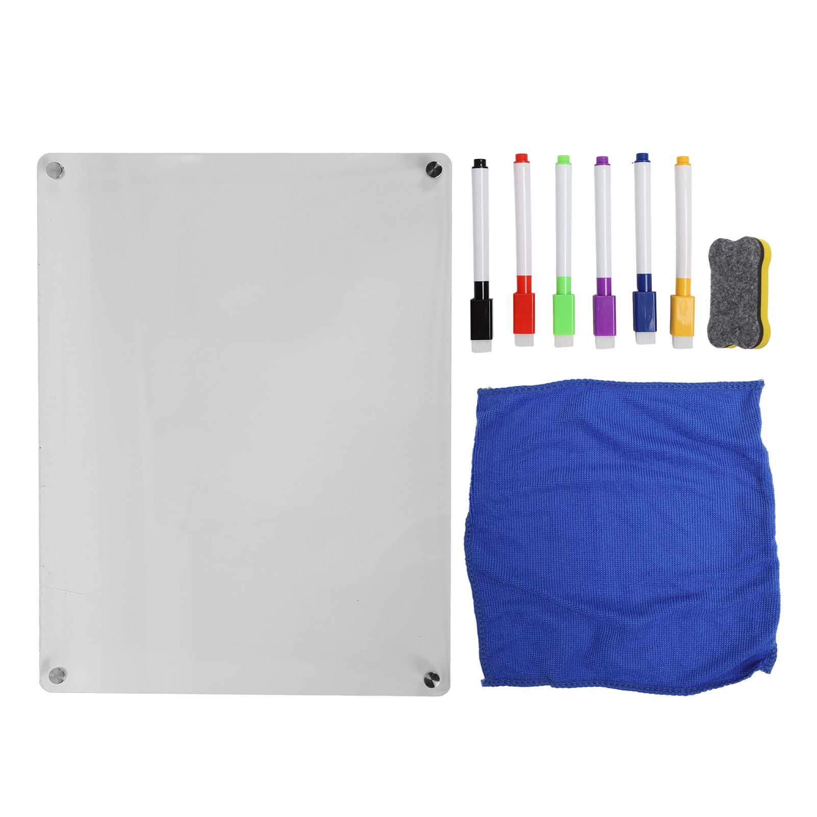 Magnetic Whiteboard With 6 Markers And Erase Refrigerator Dry Erase magnetic-whiteboard-with-6-markers-and-erase-refrigerator-dry-erase
