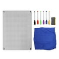 Whiteboard With 6 Markers and Erase Refrigerator Dry Erase