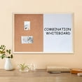 thumbnail image 1 of Magnetic Whiteboard and Cork Board Combo Memo Board for Office and Home Use Photo Display Organizational Wall Board for Students and Professionals, 1 of 6