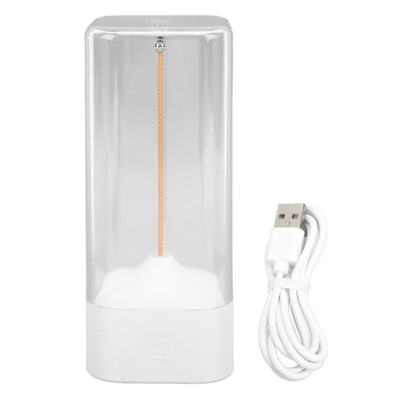 Magnetic Wick Bedside Lamp, 5-30H Working Time USB Rechargeable Modern Cordless Magnetic Filament Table Lamp For Office