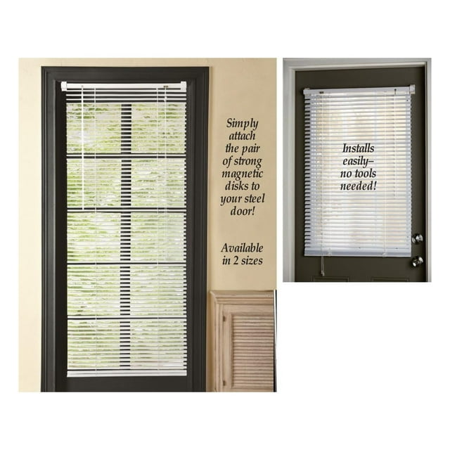 Window Blinds White 25" X 68"