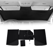 Magnetic Window Curtains UV Protection for Ford Transit 2015-2024 Black 3 Pcs