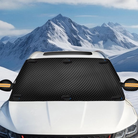 Magnetic Windshield Snow Cover 250x114cm Frost Protector Waterproof Winter Shield for SUV Truck