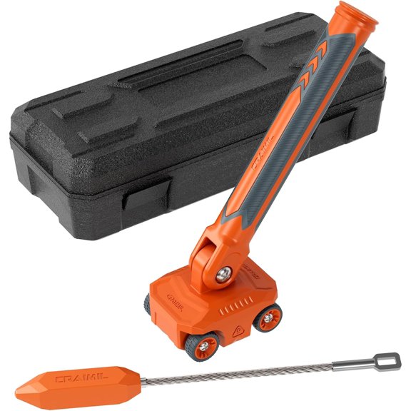 Magnetic Wire Puller for Electrical Wi  Rare-Earth Magnets, Stainless-Steel Leader for Easy Cable Pulling in Walls & Tight Spaces, Doubles as Stud Finder, Includes High-Quality Hard Plastic Case