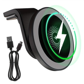 Magnetic Wireless Car Charger Mount 15W Fast Charging for iPhone 17/16/15/14/13/12 Series, Samsung Galaxy & Android Phones