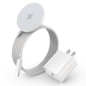Magnetic Wireless Charger,15W Apple Fast Charger-6FT with USB C Wall Charger Block for iPhone 17 Pro Max/17 Pro/17 Air/17/16 Pro Max/16 Pro/16 Plus/16/15/14/13/12/Plus/Pro/Pro Max/AirPods 4/3/2/Pro 2