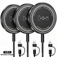 thumbnail image 1 of Magnetic Wireless Charger,15W Fast Chargering Pad Compatible with iPhone & AirPods & Watch Series Compatible for iPhone 17 Pro Max/17Pro/iPhone 16ProMax/16Plus/15/14/13/12/AirPods, 1 of 10