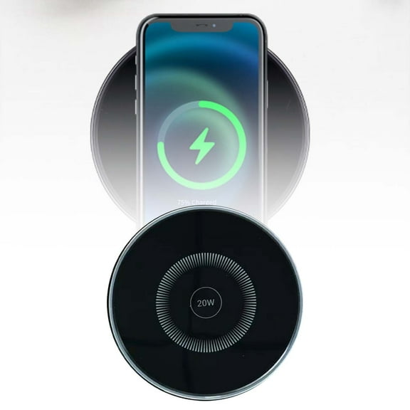 Wireless Charger 15W with 20W Adapter & 6ft Cable â Fast Wireless Charging Pad for Home, Office, Travel