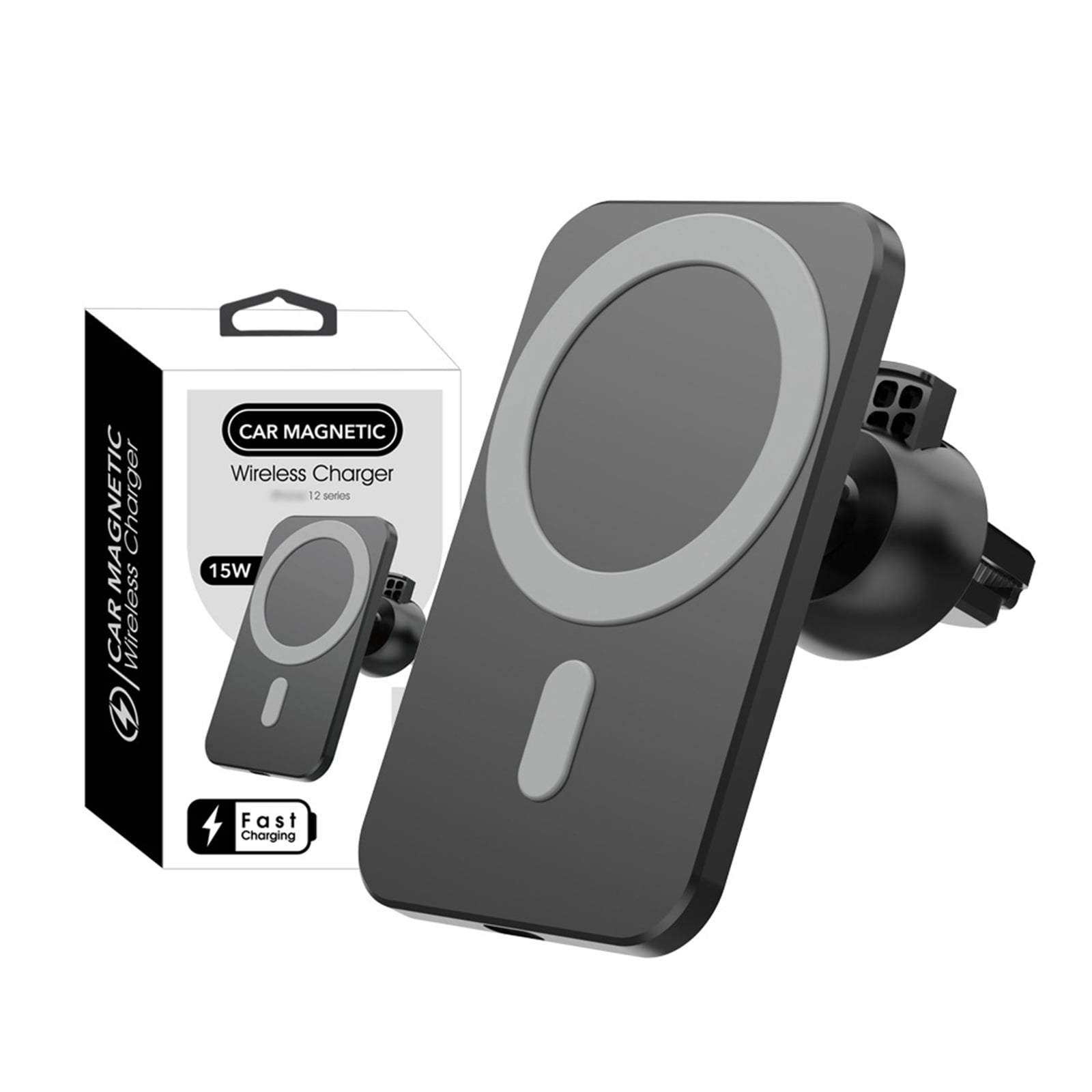 Wireless Charger Car Mount Holder For iPhone 12 13 14 Pro Max