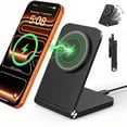 thumbnail image 1 of ETEPEHI Magnetic Wireless Charger Stand -  2026 Foldable Charging Station Compatible with iPhone 17/17 Air/16/16 Plus/16 Pro/15/14/13/12, 1 of 7