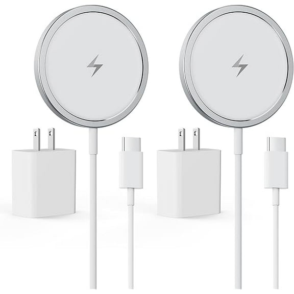 Magnetic Wireless Charger Fast Apple Mag-Safe Charger for iPhone 16 Pro Max/16 Pro/15Pro Max/15 Plus/14/13/12/AirPods 3/2/Pro/Pro 2 Magnet Charging Pad Mag Safe Chargerwith Dual Charging Ports