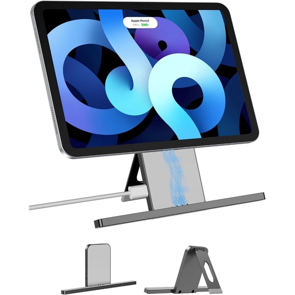 Magnetic Wireless Charger Stand for iPad 10th Gen & 11th Gen (A14/A16), 18W Fast Charging Smart Connector with USB-C Cable (Adapter Not Included)