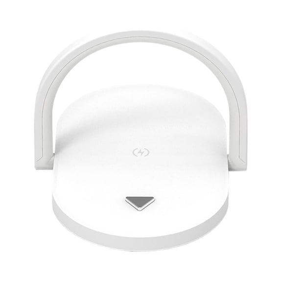 Magnetic Wireless Charger,Wireless Fast Charger,Modern Simple Folding Wireless Charging with Nightlight,15W Fast Wireless Charger, Touch Control, Great Birthday Gifts for Men and Women,White