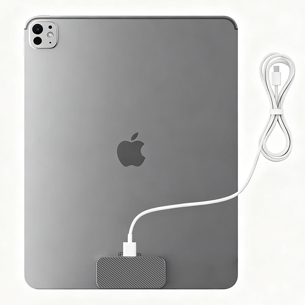 Magnetic Wireless Charger for iPad Pro 11-inch 1st/2nd/3rd/4th Gen, iPad Air 10.9-inch 4th/5th Gen, iPad Air 11-inch M2/M3 Smart Connector Charging