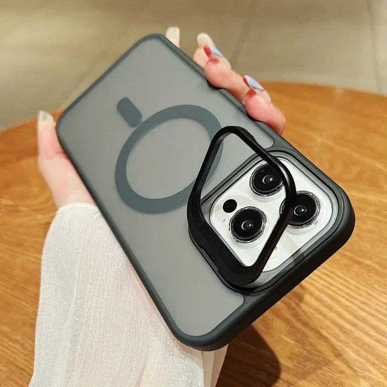 Magnetic Wireless Charging Matte Phone Case for iPhone 12 13 Mini 11 14 15 16 Pro Max Plus Metal Flip Lens Bracket Magsafe Cover Black for iPhone 11Pro - Walmart.com Magnetic Wireless Charging Matte Phone Case for iPhone 12 13 Mini 11 14 15 16 Pro Max Plus Metal Flip Lens Bracket Magsafe Cover Black for iPhone 11Pro - Walmart.com