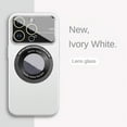 thumbnail image 1 of Magnetic Wireless Charging Phone Case Large Window Glass Anti-Lens Dust For IPhone 14 Hard Case Matte Touch(White), 1 of 8