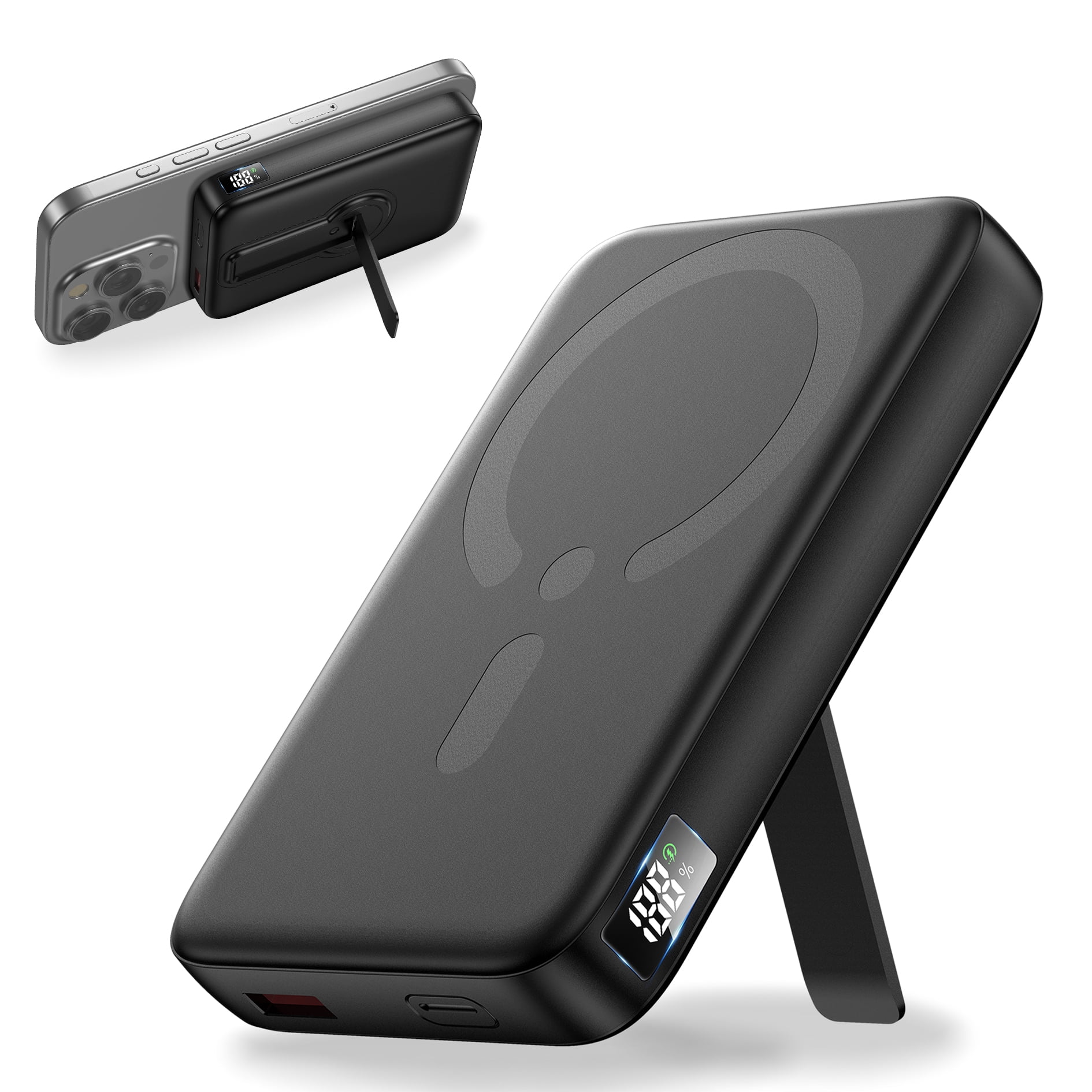 Magnetic Wireless Portable Charger, 12000mAh MagSafe Power Bank