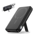 thumbnail image 1 of Magnetic Wireless Portable Charger, 12000mAh Power Bank, Fast Charging Battery Pack Compatible for iPhone 18/17/16/15/14/13, Black, 1 of 9