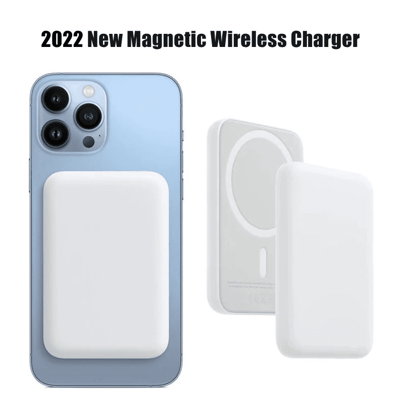 Magnetic Wireless Portable Charger,3000mAh Wireless Battery Fast Charger  Power Bank for MagSafe Apple iPhone 12/13