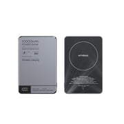 Magnetic Wireless Power Bank, 10000mAh Ultra-Slim Portable Charger, 15W Fast Charging with PD 20W, Intelligent Digital Disp