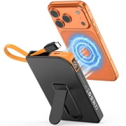 Magnetic Wireless Portable Charger, 10000mAh Power Bank 22.5W Fast Charging Battery Pack Compatible with iPhone 17/16/15/14/13 Pro Series, Black