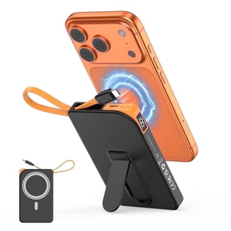 Power Pod Compact USB-C Compatible Charger with Retractable Charging Tip -  Walmart.com