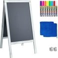 Wooden AFrame Chalkboard Sign, Large 40" x 21" Floor Standing