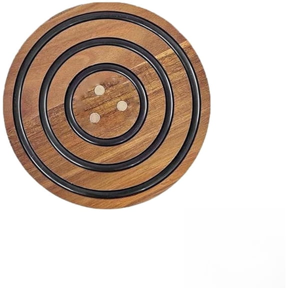 Magnetic Wooden Trivets for Hot Pots and Pans, Nonslip Magnetic Pot Holder Stand Pad, Heat Resistant Solid Wood Magnetics Pot Holder, Anti-Slip Table Protector for Cast Iron & Cookware(1PC)