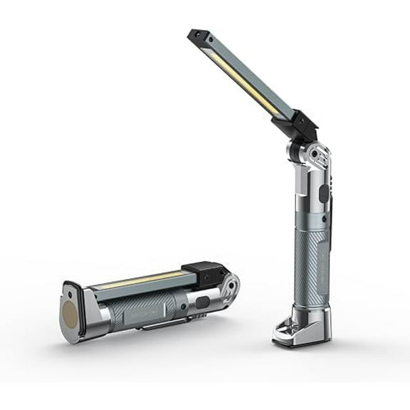 Magnetic Work Light - 4000mAh Rechargeable Work Light with Hook Design, 1200 Lumens Mechanic Light, 3 Lighting Modes Magnetic Flashlight for RepairingEmergency$$Tools & Hardware Other